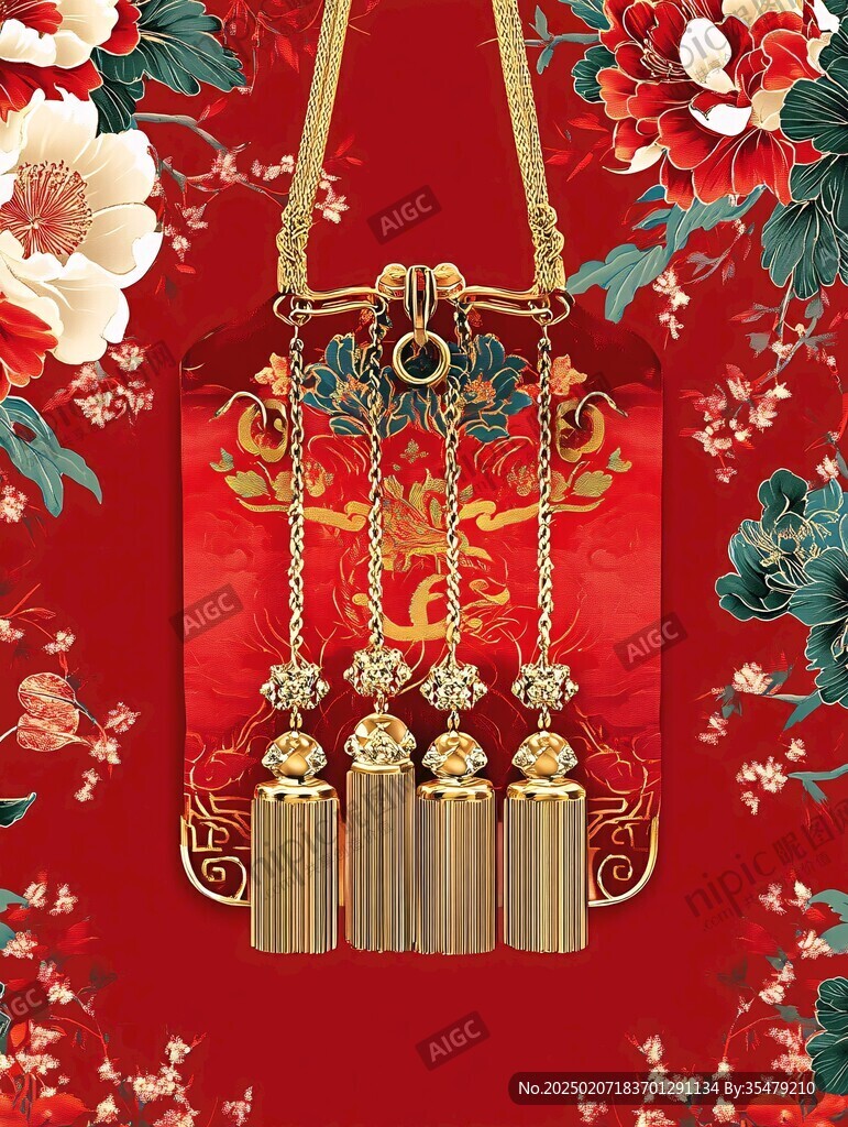紅包海報(bào)裝飾掛飾品