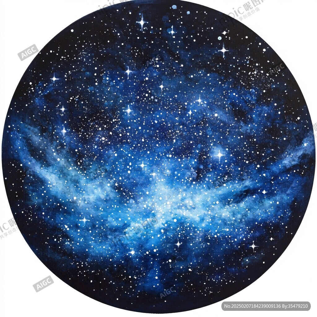 抽象寫(xiě)意星辰大海