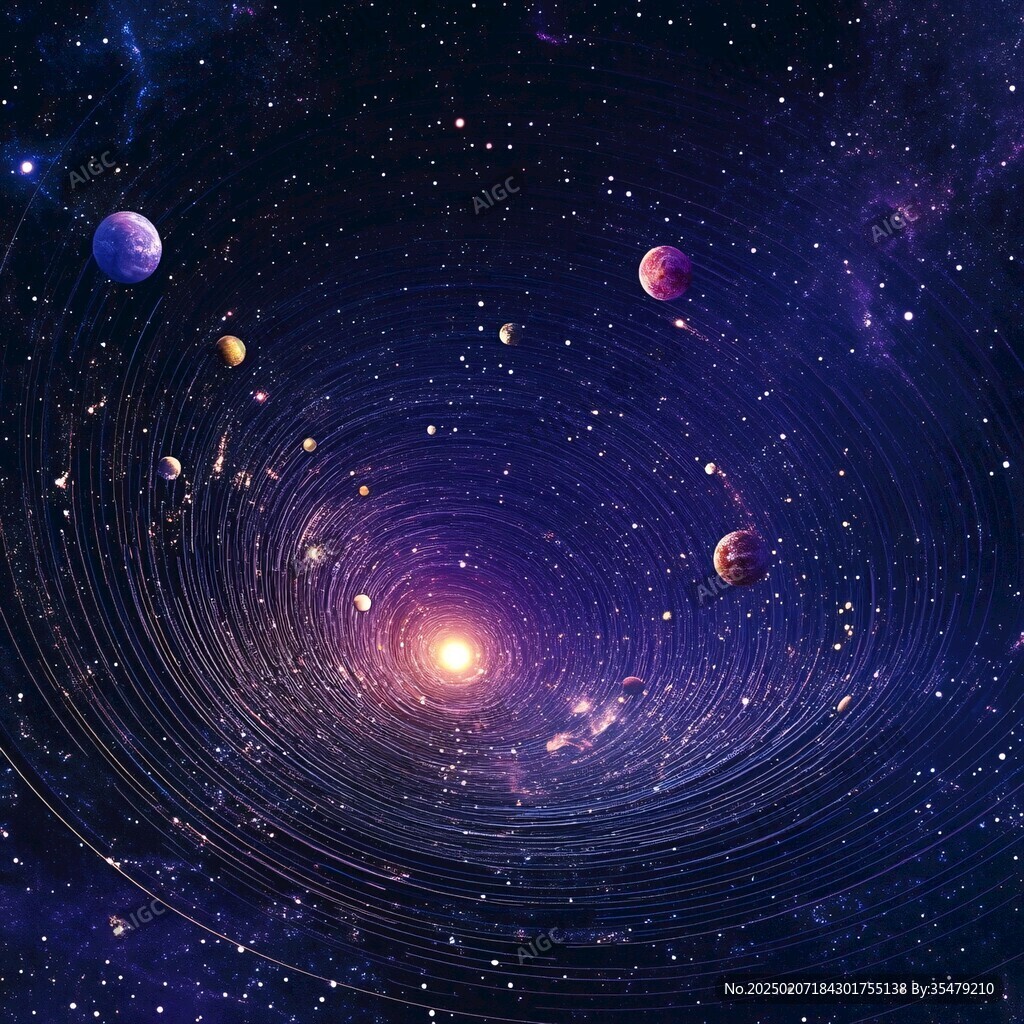 宇宙天文炫彩底紋