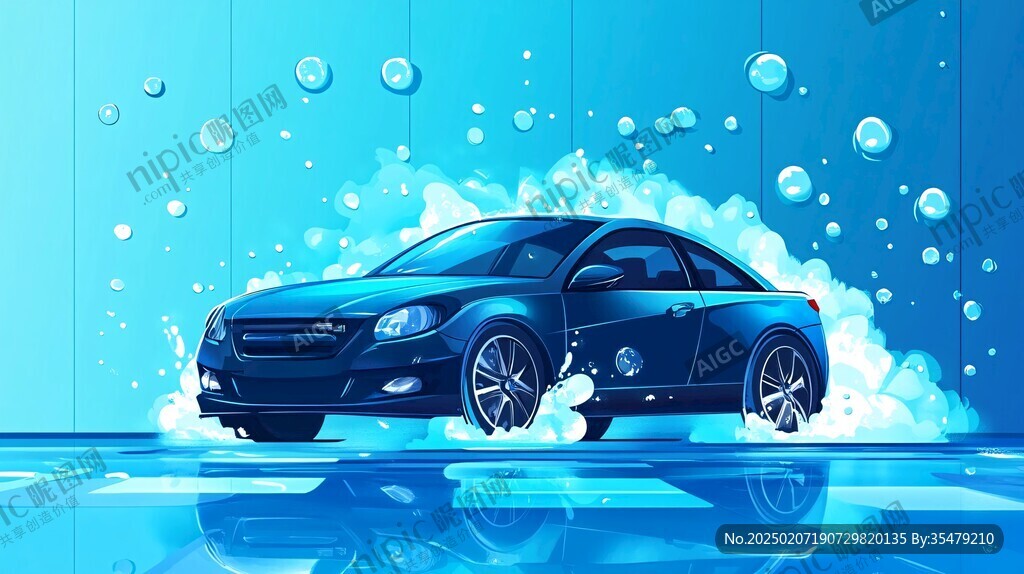 洗車海報素材