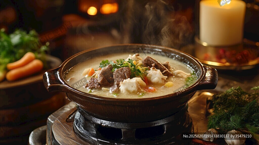 銅鍋羊肉山藥