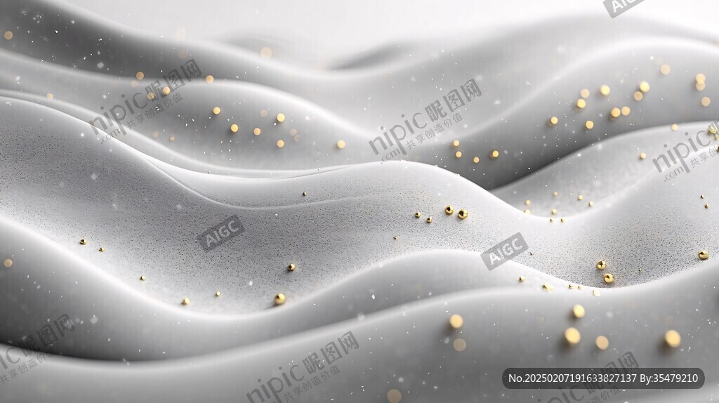 金粉波浪