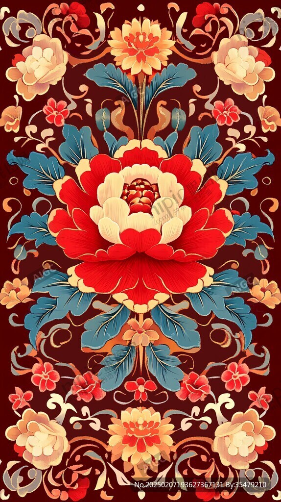 豪華至尊大氣富貴圖案