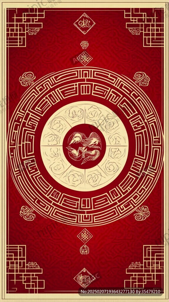 傳統(tǒng)窗格封面背景板