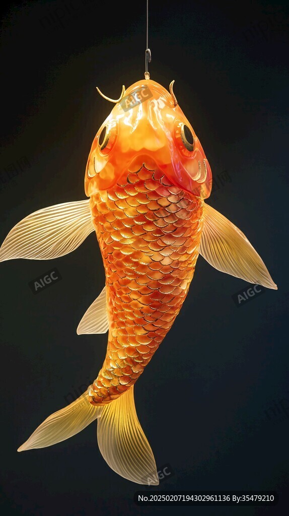 鯉魚裝飾燈