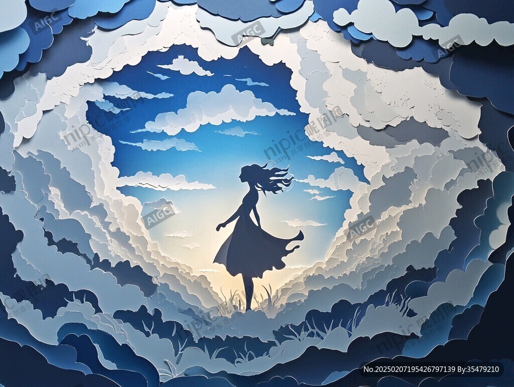 夢(mèng)幻人物創(chuàng)意插畫