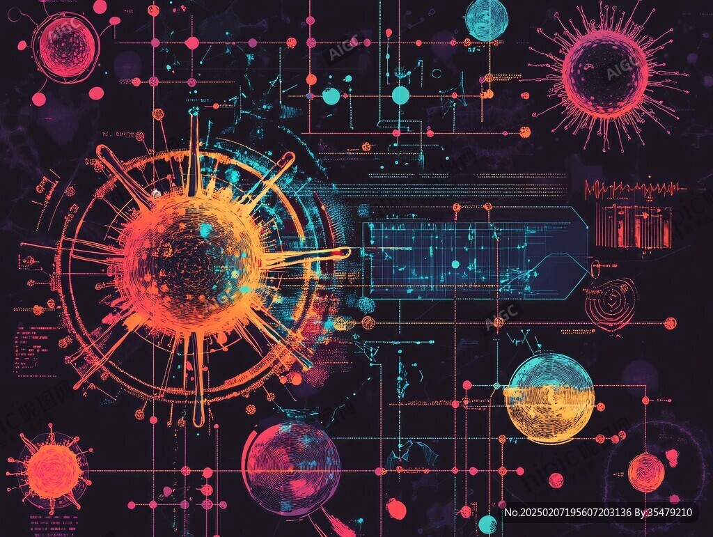 生物科技底紋