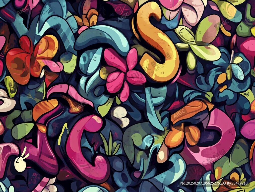 字母設(shè)計創(chuàng)意花瓣底紋