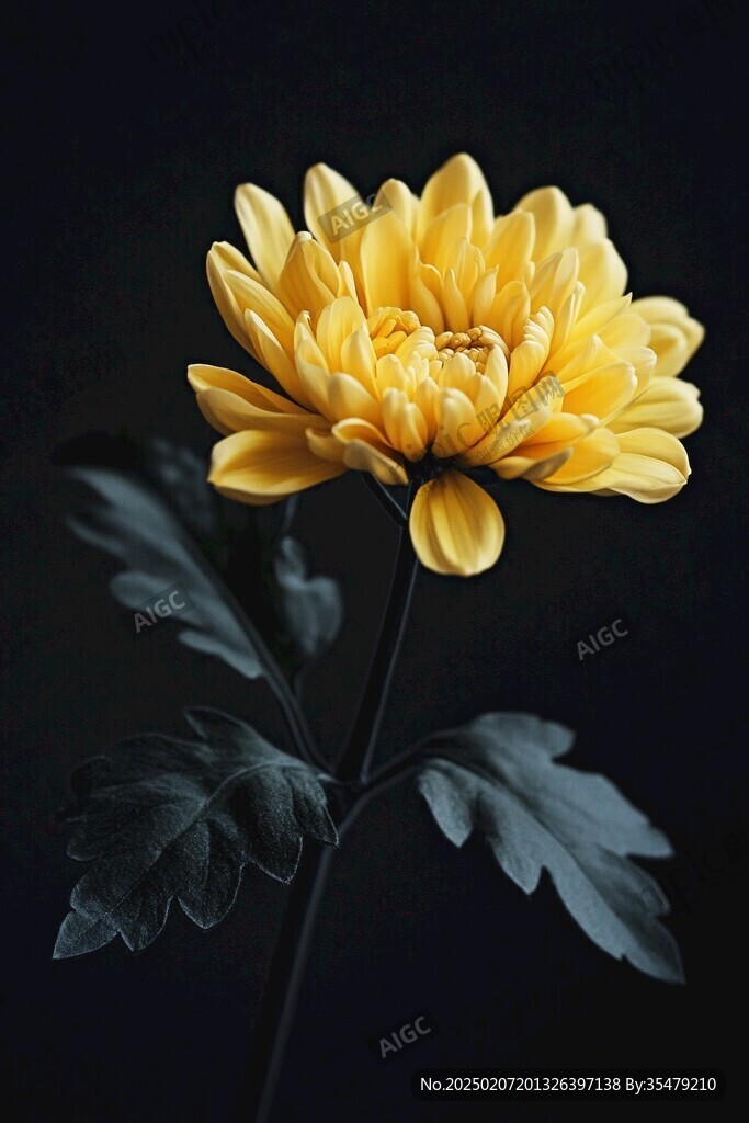 冷艷菊花
