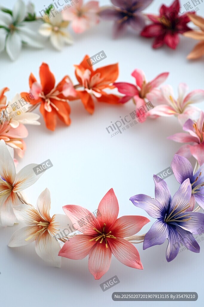 3d立體簡約花