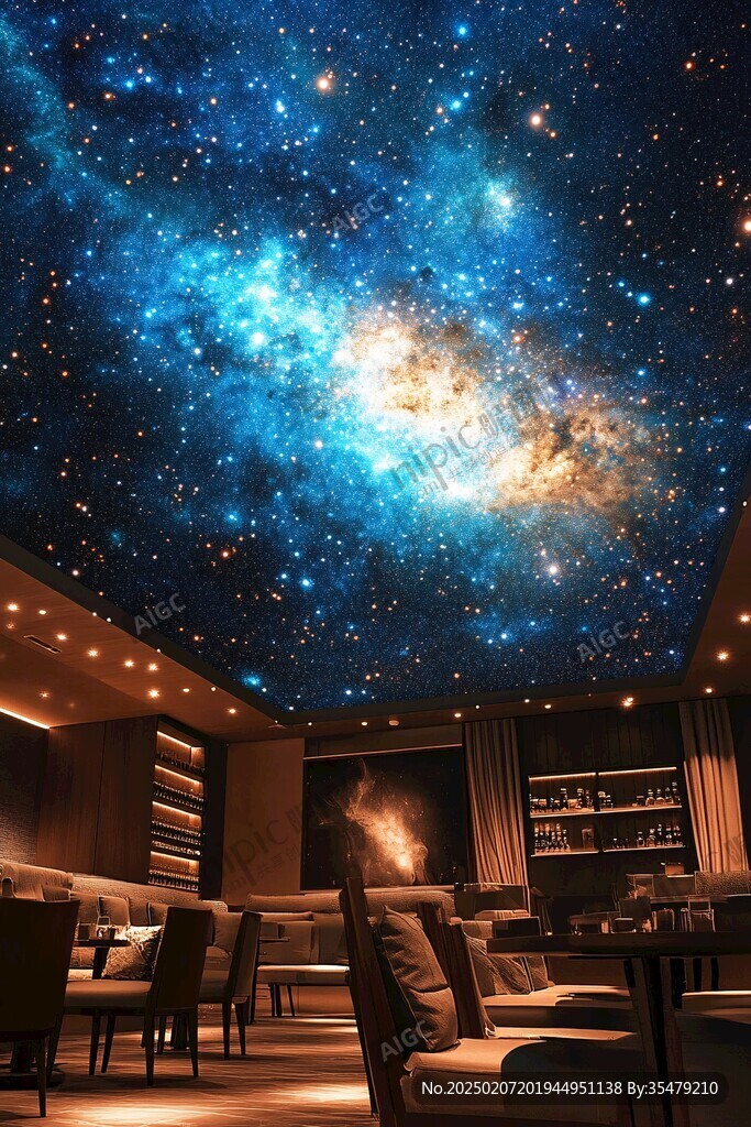 宇宙銀河系背景墻