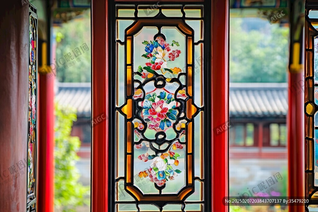 皇家園林花窗