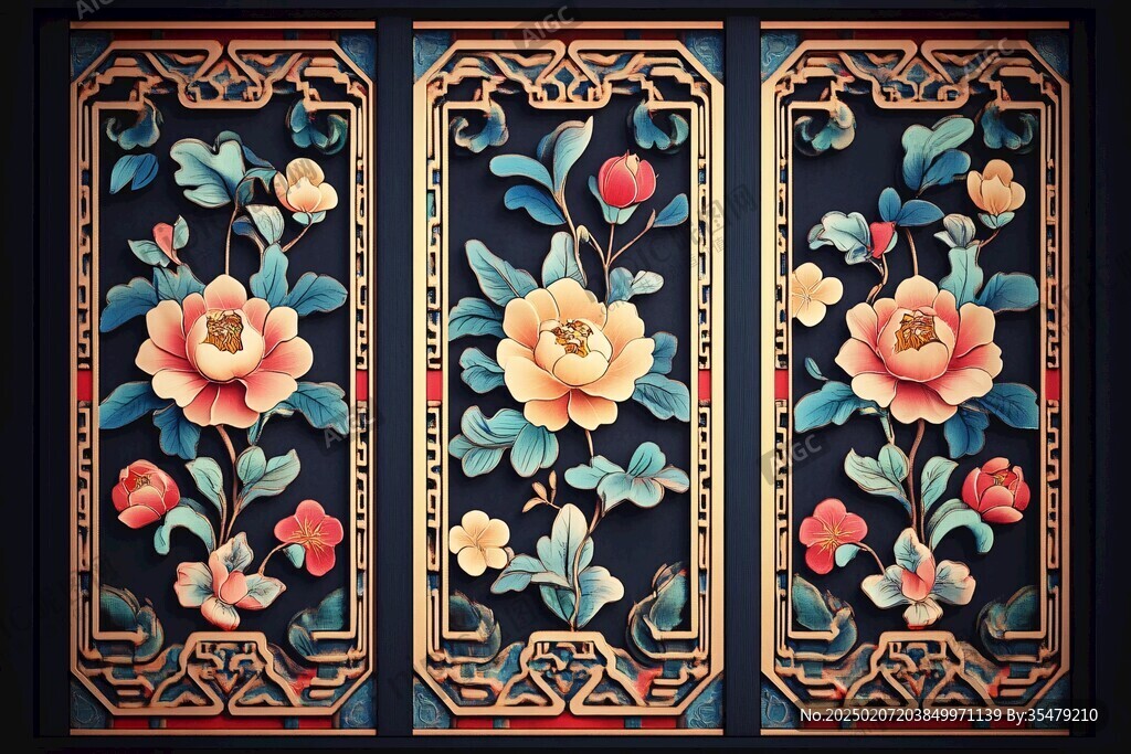牡丹文創(chuàng)插畫