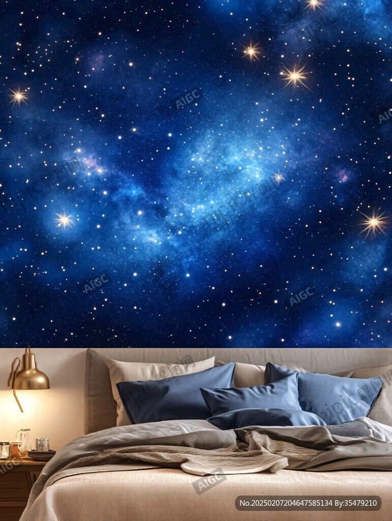 宇宙銀河系背景墻