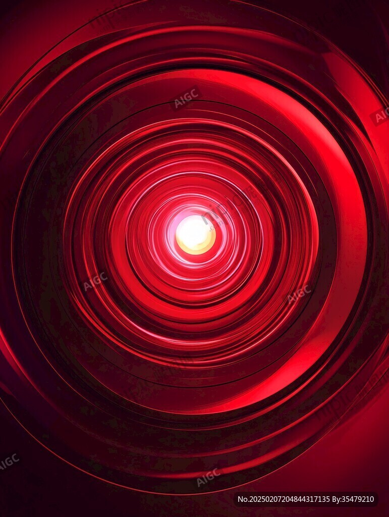 紅色科技感光暈光