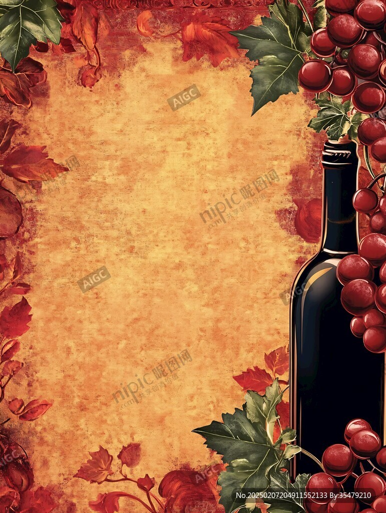 紅酒背景板