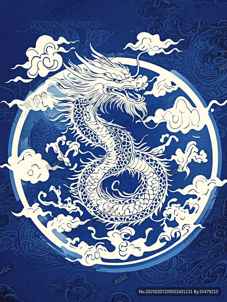 手繪文創(chuàng)龍紋