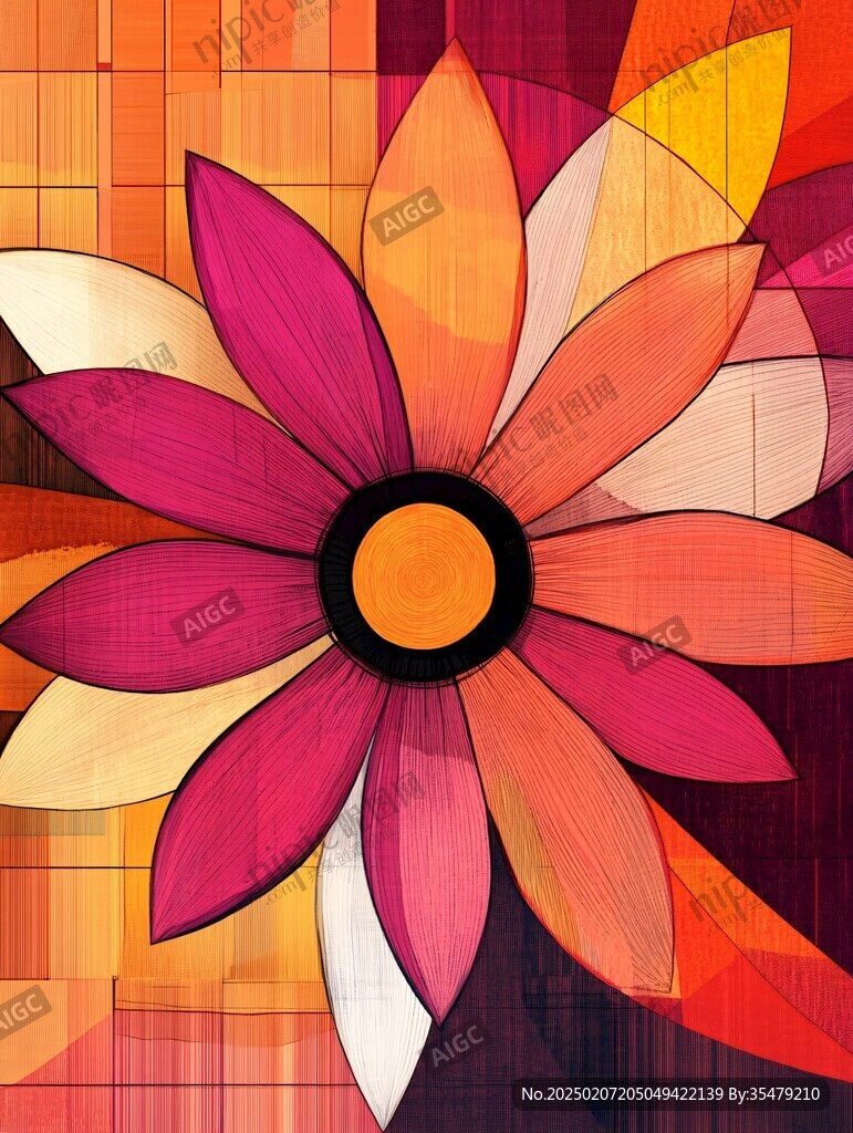 3d立體花壁紙