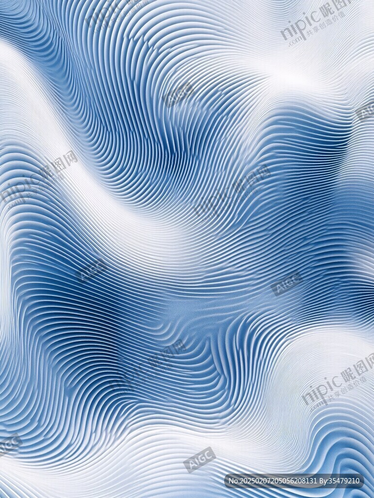 抽象波浪線條紋理