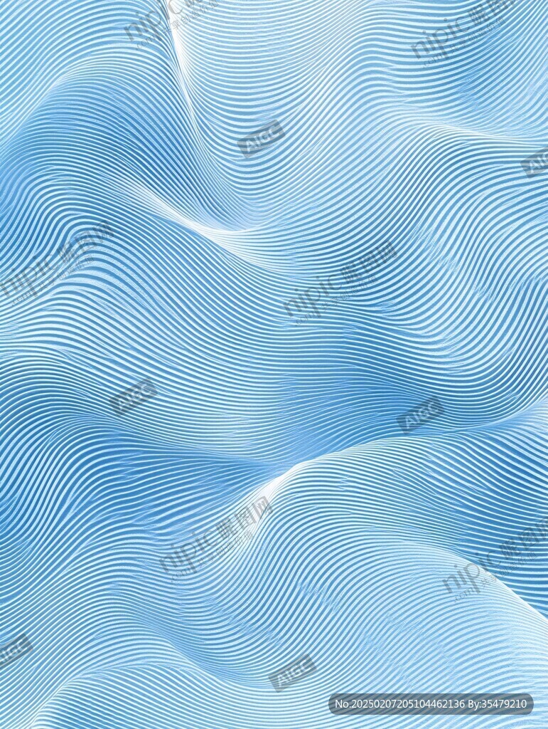 抽象波浪線條紋理