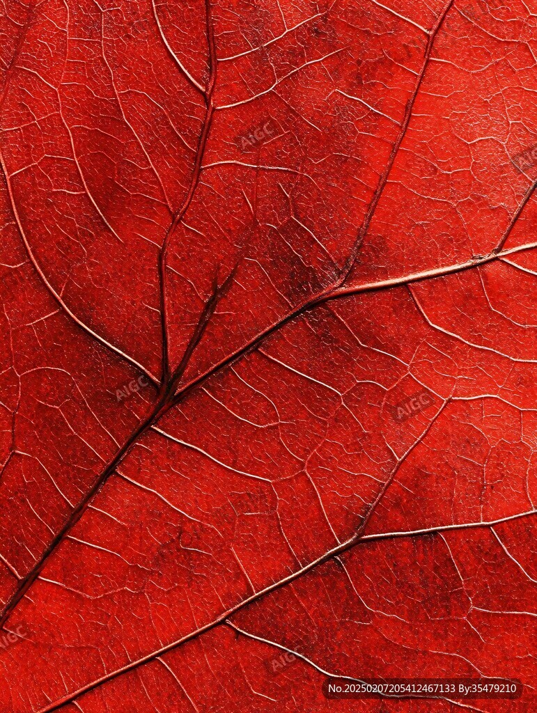紅色葉脈