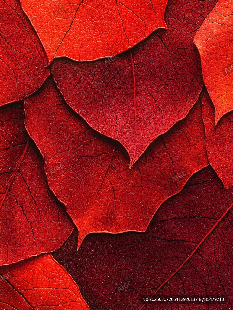紅色葉脈