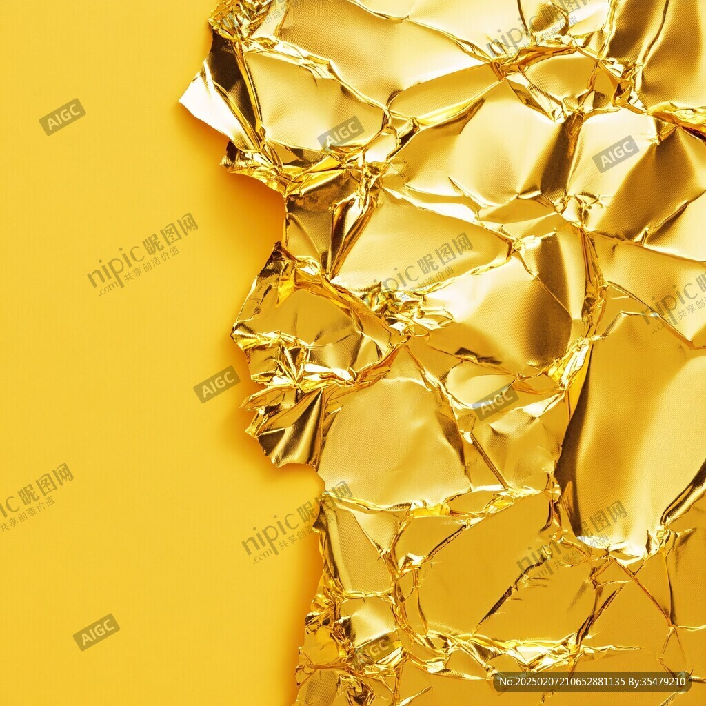 金色鋁箔