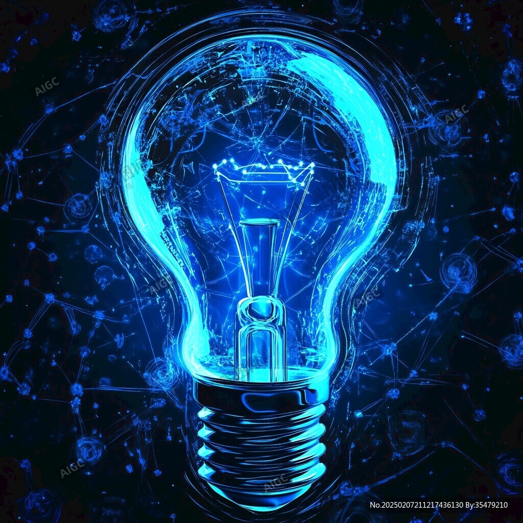 燈泡電腦手繪