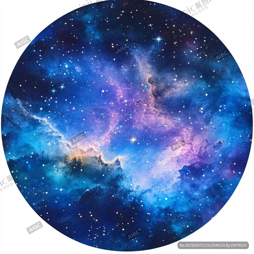 宇宙天文炫彩底紋