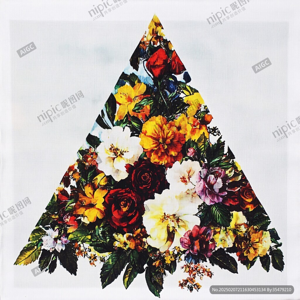 鮮花做成的
