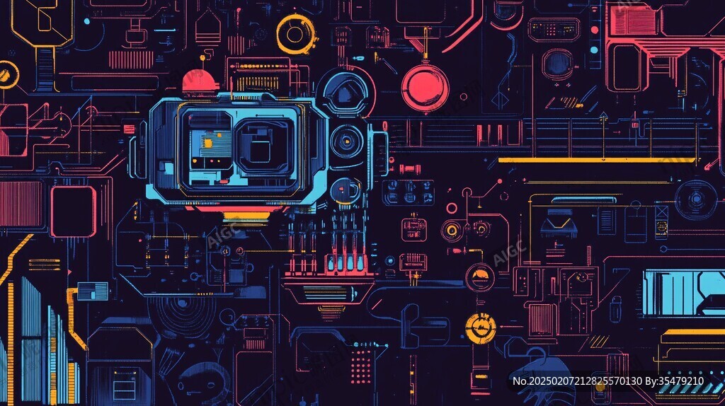 電器插畫