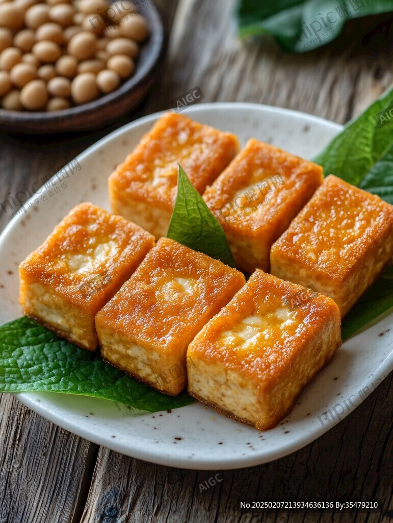 烤黃金豆腐
