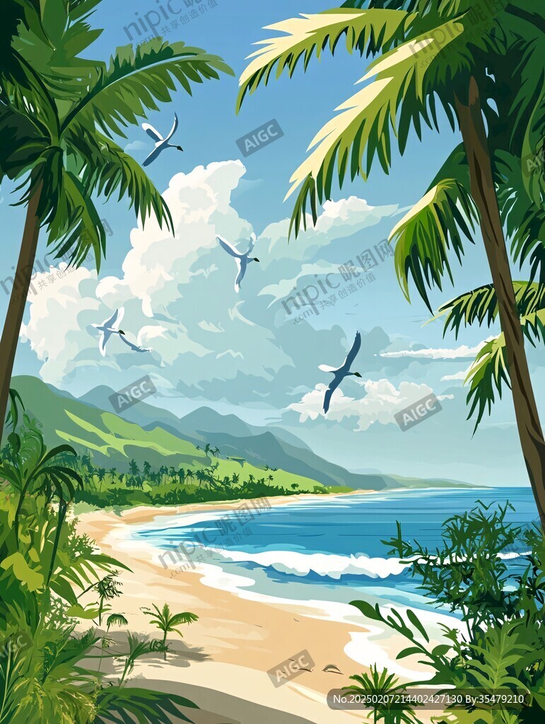 熱帶風光海濱風光