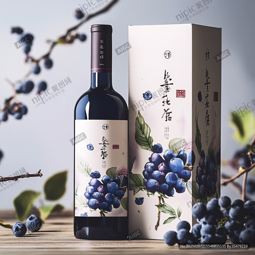 藍莓酒設計