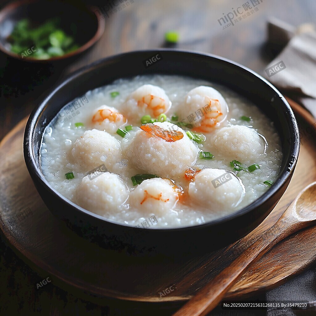 養(yǎng)鮮蝦滑粥