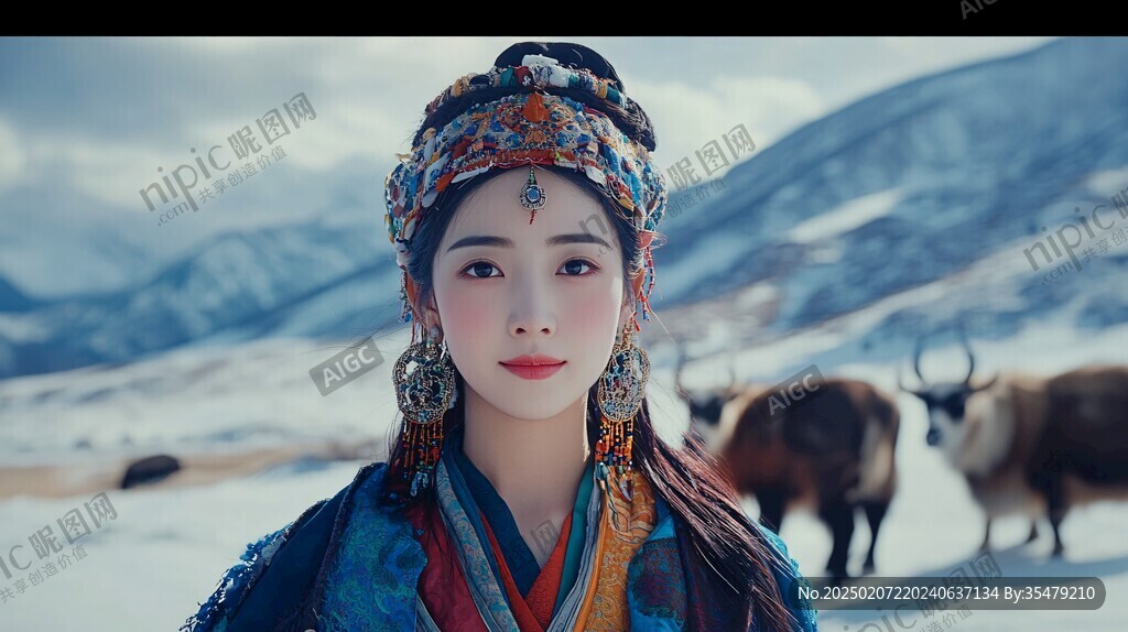 普米族美女