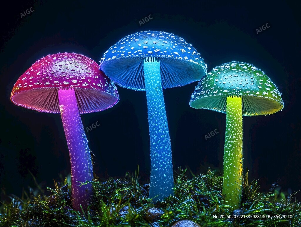 仿真蘑菇彩燈