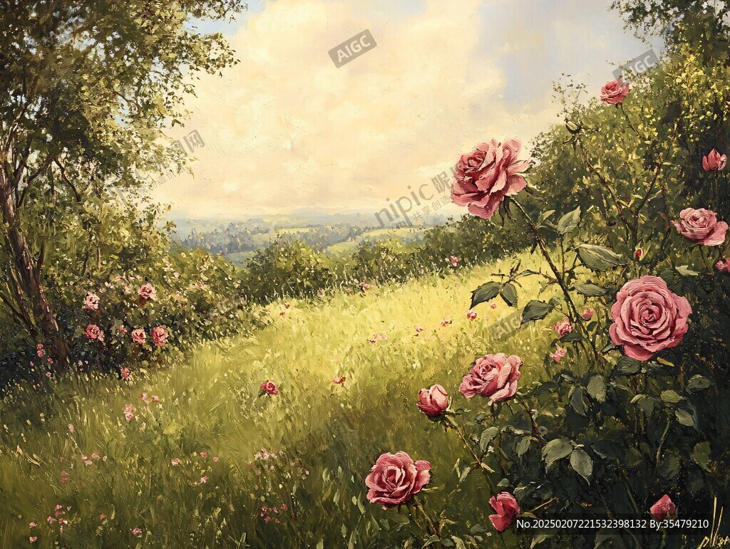玫瑰花風景