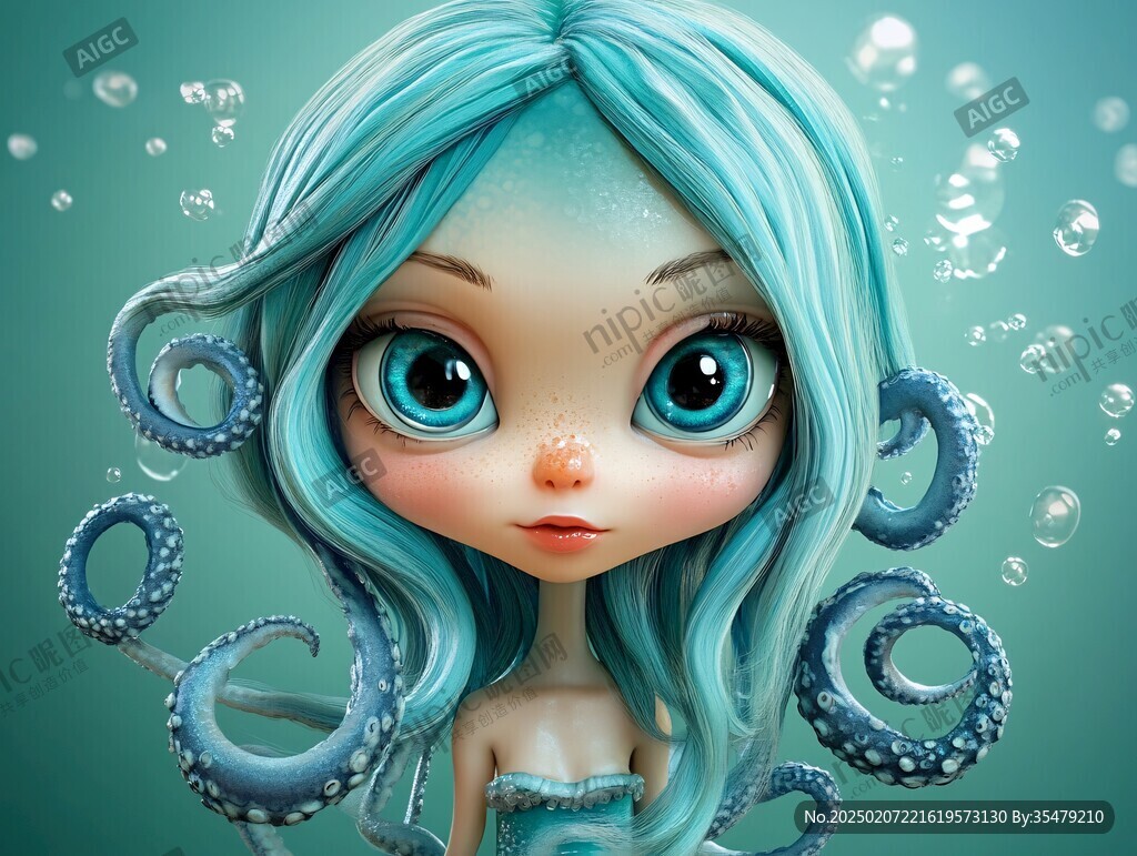 q版人魚