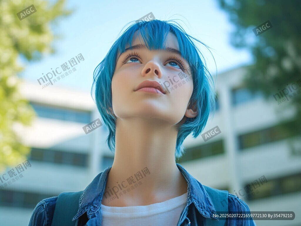 短發(fā)少女