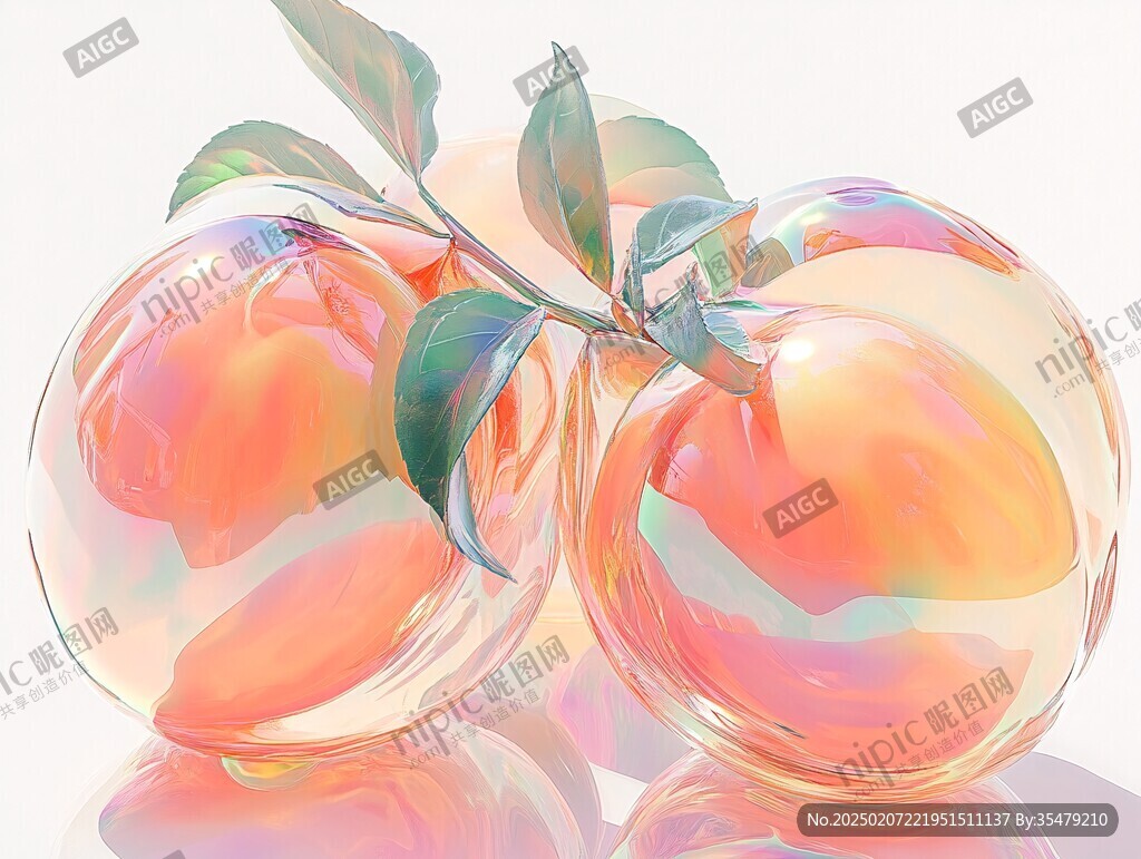 水晶櫻桃包裝插畫