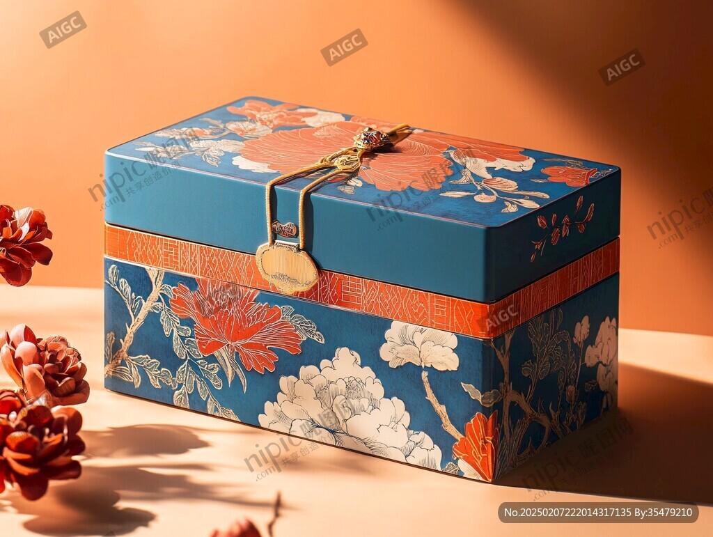 糕點盒餅干盒花好月圓