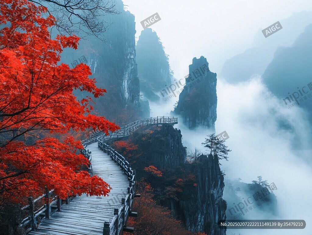 云海紅葉