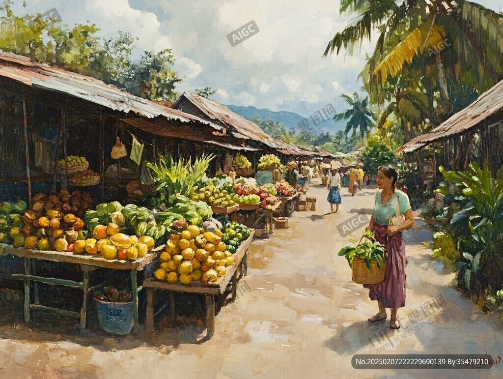 東南亞油畫