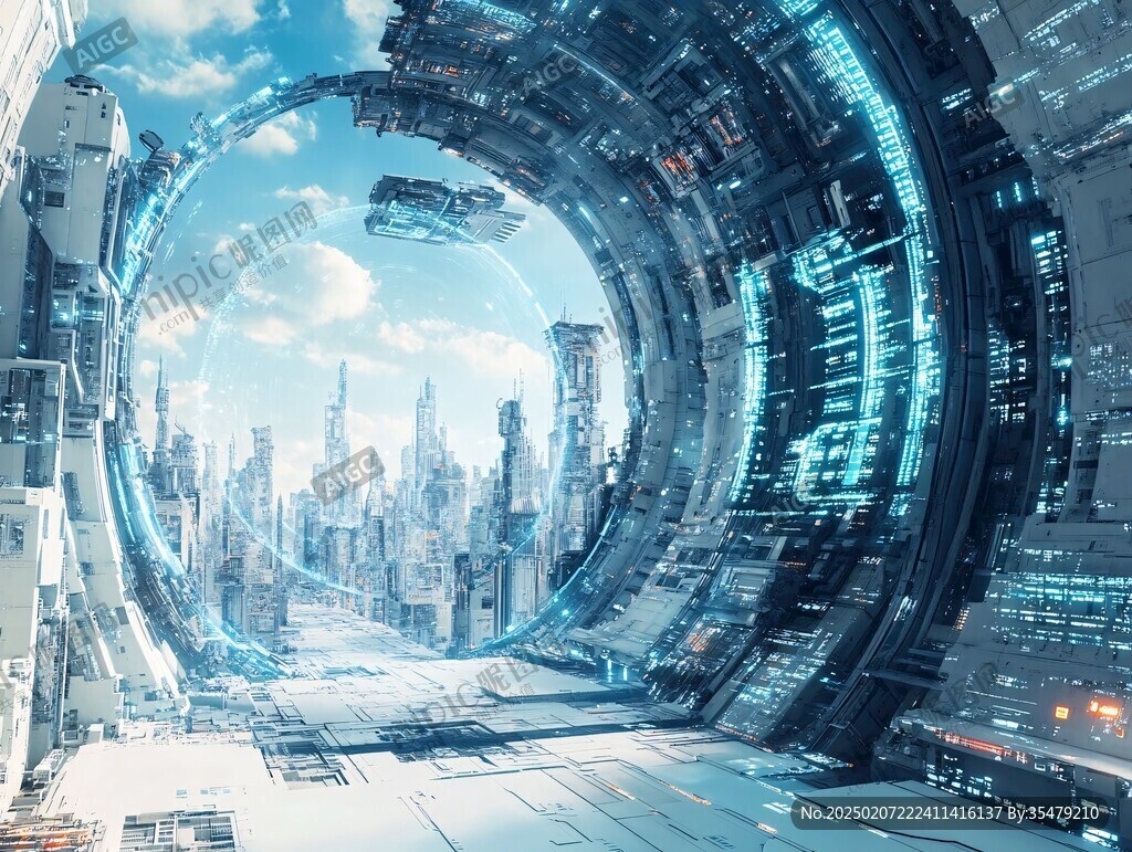 元宇宙科技背景素材