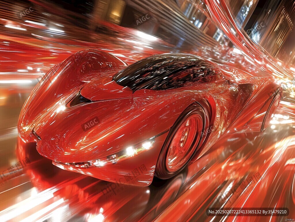 絢麗線條汽車