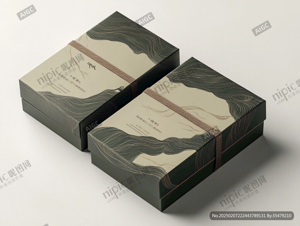 茶葉插畫(huà)禮盒