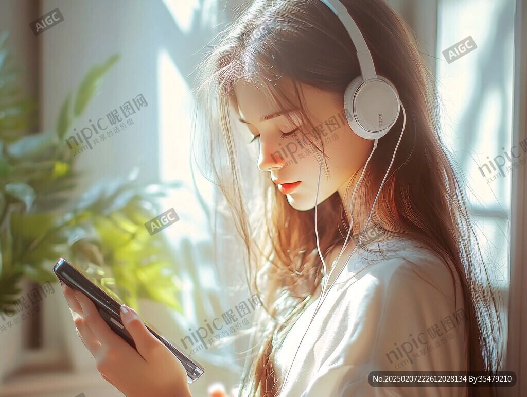 聽歌的少女