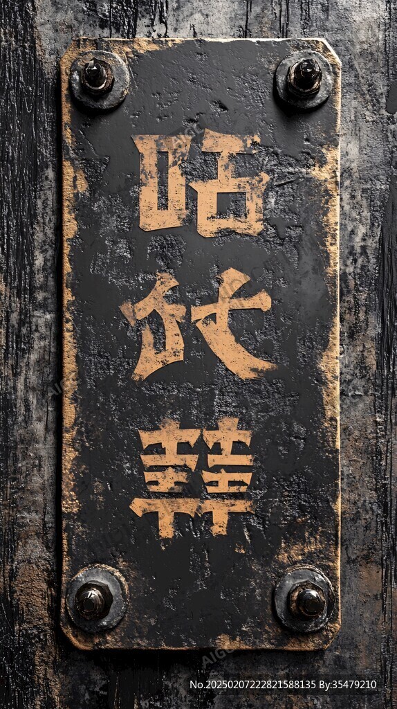 茶館門牌