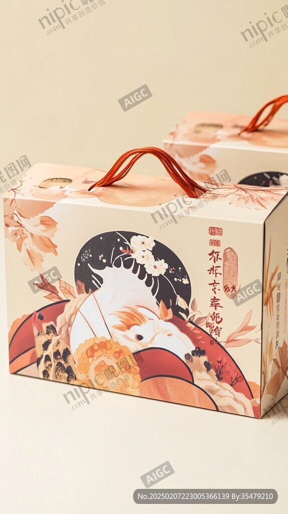 插畫耙耙柑禮盒